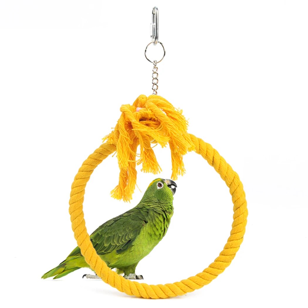 Rope Swing Ring Stand Toy