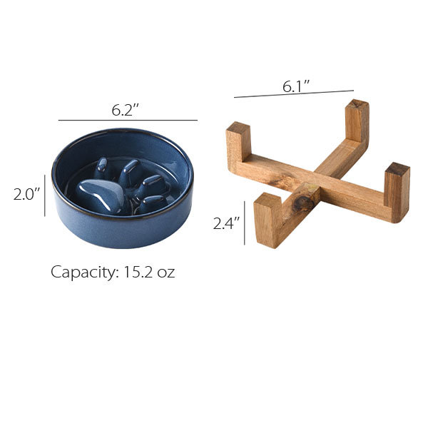 Ceramic Puppy Dining Bowl